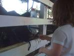 paige feeding cow 2